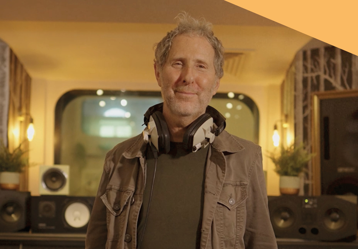 man in a music studio